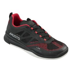 Musto Men's LPX Pro Trainer – Black / True Red – Performance Segelschuhe mit GripDeck™ Sohle