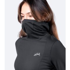 Zhik Womens ZhikMotion™ UPF50+ Long Sleeve Hooded Top – Anthracite | Funktionales Damen Baselayer mit Kapuze