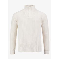 Pelle Petterson Mens Campe Windbreaker Sweater – Sand Dollar White | Klassischer Herren Windbreaker Pullover