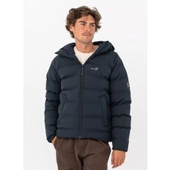 Pelle Petterson Commodus Padded Herrenjacke – Dark Navy Blue – warme Winterjacke mit recycelter Wattierung