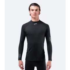 Zhik Herren Rash Guard Schwarz – Nachhaltiges Langarm UV-Shirt mit Repreve® & UPF 50+