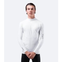 Zhik Herren Rash Guard Weiß – Nachhaltiges Langarm UV-Shirt mit Repreve® & UPF 50+