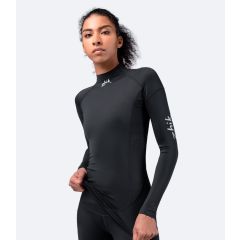 Zhik Damen Rash Guard Langarmshirt Schwarz – Nachhaltiges UV-Shirt mit Repreve® & UPF 50+