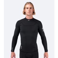 Zhik Mens Microfleece™ Performance Wetsuit Top – Black | Flexibles Neopren Top für Segeln & Wassersport