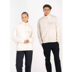 Pelle Petterson Loft Windbreaker Zip Unisex – Bleached Sand | Winddichter Fleece aus recyceltem Polyester