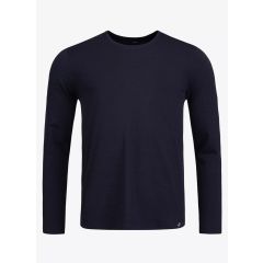Pelle Petterson Merboo Herren Langarm-T-Shirt – Dark Navy Blue