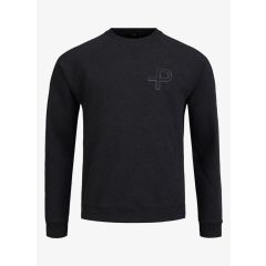 Pelle Petterson Mens P-Sweatshirt – Charcoal Melange | Herren Sweatshirt aus Baumwollmix
