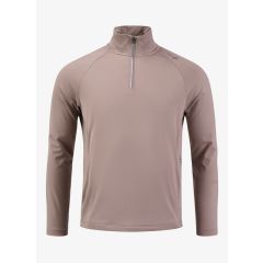 Pelle Petterson Mens Propulsion Halfzip – Cobblestone | Funktioneller Herren Half-Zip mit Feuchtigkeitsmanagement