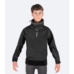 Zhik Youth Aqua Smock – Wasserdichte Kinder-Segeljacke mit Fleecefutter – Schwarz