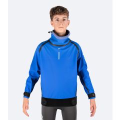 Zhik Youth Aqua Smock – Wasserdichte Kinder-Segeljacke mit Fleecefutter – Blau