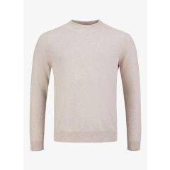 Pelle Petterson Mens Tiller Sweater – Light Beige Oak Melange | Eleganter Herren Pullover