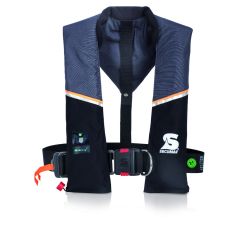 SECUMAR Ultra 170N Automatik-Rettungsweste mit Harness – Navy