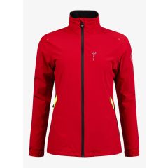 Pelle Petterson Womens Crew Jacket – Race Red | Sportliche Damen Segeljacke mit Stretch