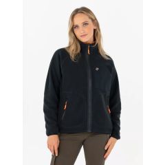 Pelle Petterson Damen Loft Zip Fleecejacke – Dark Navy Solid | Recyceltes Performance-Fleece