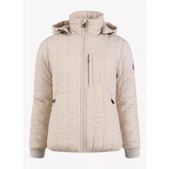 Pelle Petterson Mistral Damen Jacke – Macadamia Milk – Leichte, gefütterte Übergangsjacke mit abnehmbarer Kapuze