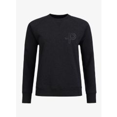 Pelle Petterson Womens P-Sweatshirt – Charcoal Melange | Damen Sweatshirt aus Baumwollmix