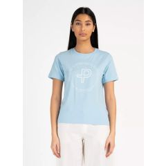 Pelle Petterson Perus Organic Logo Damen T-Shirt – Atlas Blue