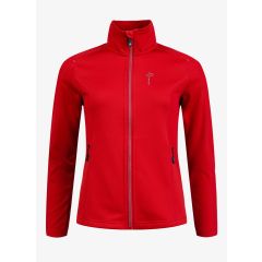 Pelle Petterson Womens Plannard Zip – Race Red | Technischer Damen Midlayer mit PLANNARD GRID®