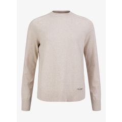 Pelle Petterson Womens Tiller Sweater – Lt. Beige Oak Melange | Damen Pullover aus Bio-Baumwolle & Kaschmir