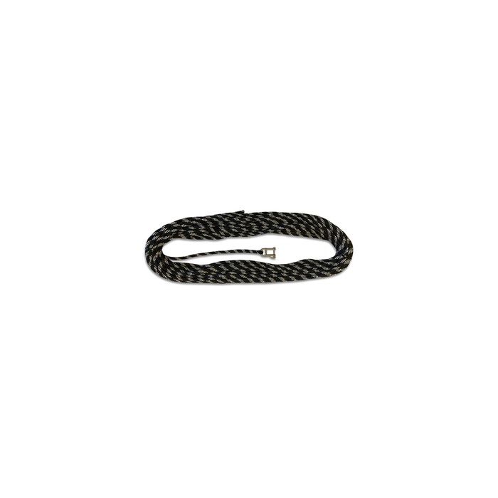Liros Fall mit eingespleißtem Schlüsselschäkel (10 mm x 40 Meter, Schwarz/Weiß) main product photo