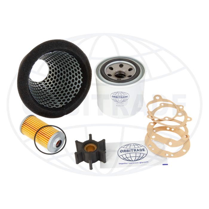 Orbitrade Servicekit für Yanmar 2QM20, 3QM30, 3HM – Komplettes Wartungsset für Bootsmotoren