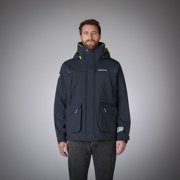Musto BR1 Primaloft Channel Herre Sejlerjakke – Navy – Varm, Vandtæt og Åndbar Sejlerjakke