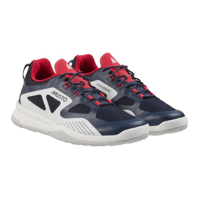 Musto Herren Dynamic Race Trainer – Navy / True Red | Technischer Regatta Segelschuh