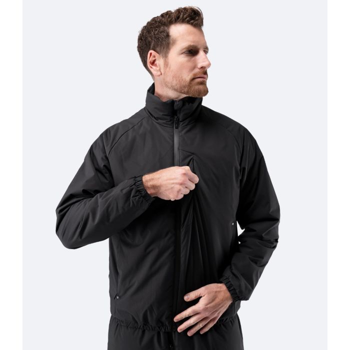 Zhik Daybreaker Herren Midlayer Jacke – Schwarz | Warme Isolationsjacke mit Repreve®-Füllung