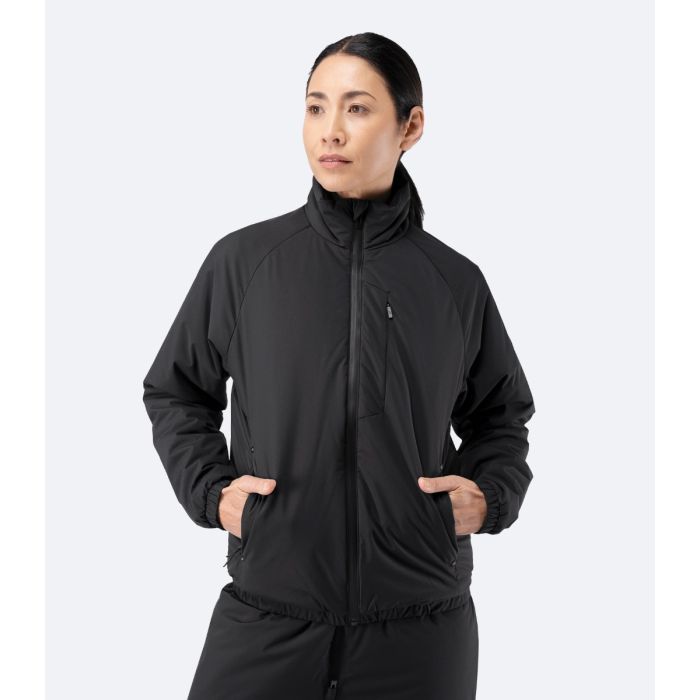 Zhik Daybreaker Damen Midlayer Jacke – Schwarz | Isolierende Segeljacke mit Repreve® Füllung