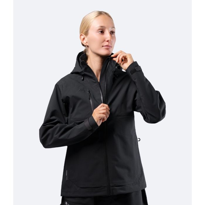 Zhik Womens INS400™ Inshore Performance Jacket – Black | Leichte 3-Lagen Damen Inshore Segeljacke