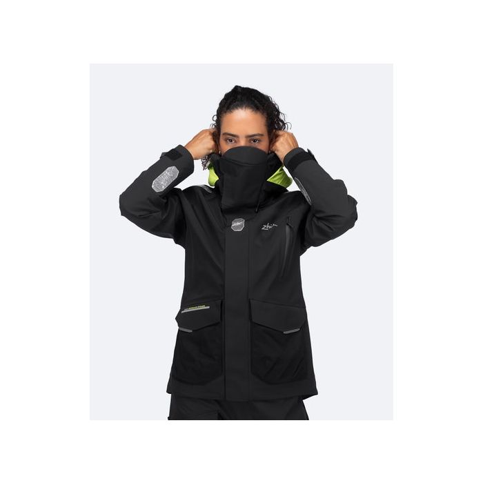 Zhik Damen Offshore Segeljacke OFS700™ – Schwarz – Hochleistungs-Wetterschutz für den Offshore-Einsatz