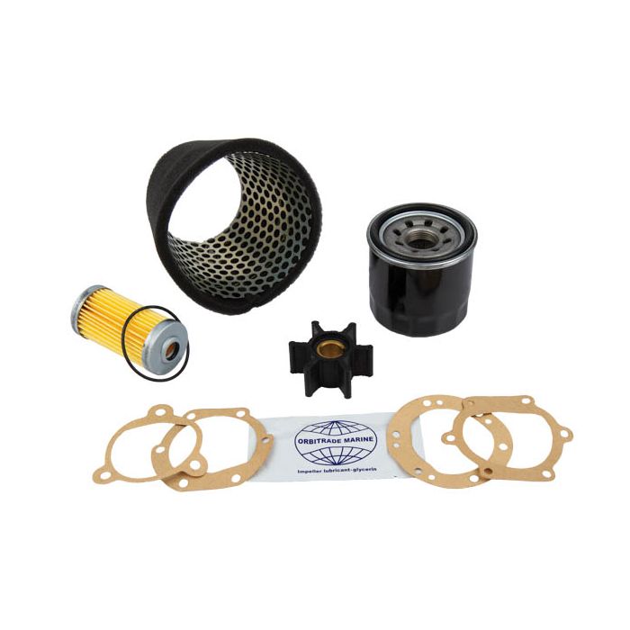 Orbitrade Servicekit für Yanmar 2GMF, 3GMF – Komplettes Wartungsset mit Filtern & Impeller