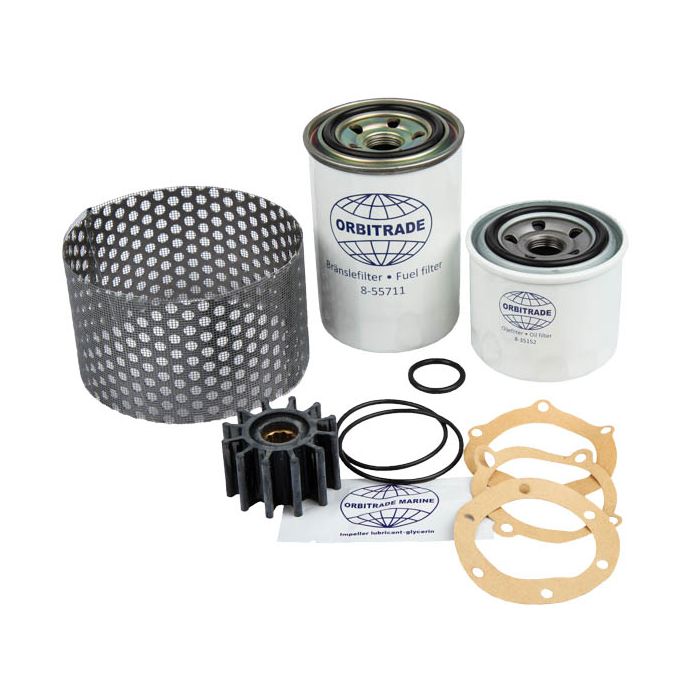Orbitrade Servicekit für Yanmar 4JH2, 4JH3 & 4JH4 – Komplettes Wartungsset für Marine-Dieselmotoren