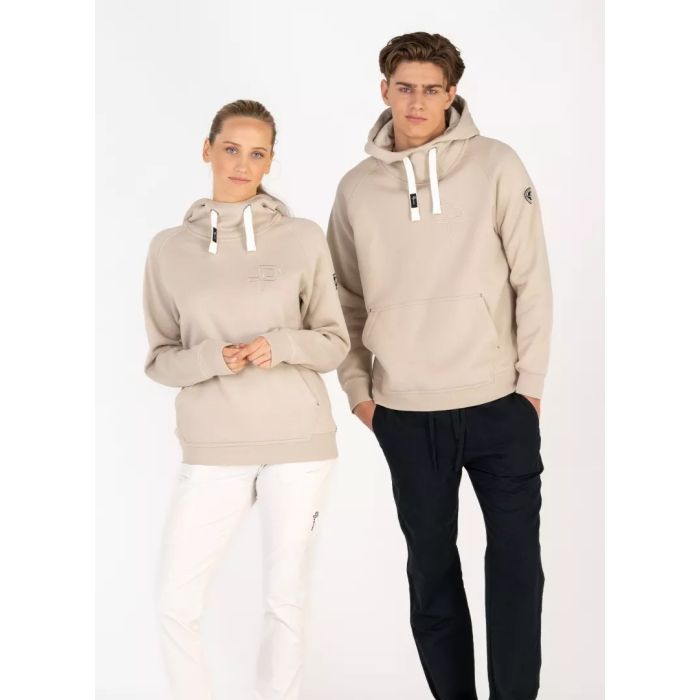 Pelle Petterson P-Snug Unisex Hoodie – Light Beige Oak | Maritimer Kapuzenpullover aus Baumwollmix