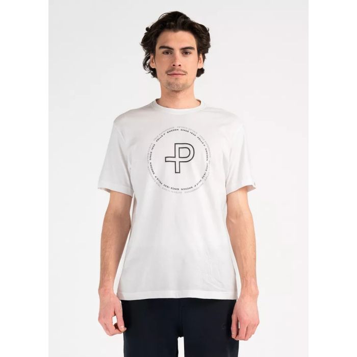 Pelle Petterson Perus Organic Logo Herren T-Shirt – White