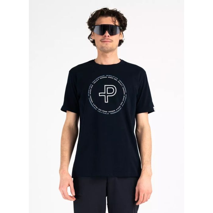 Pelle Petterson Perus Organic Logo Herren T-Shirt – Dark Navy