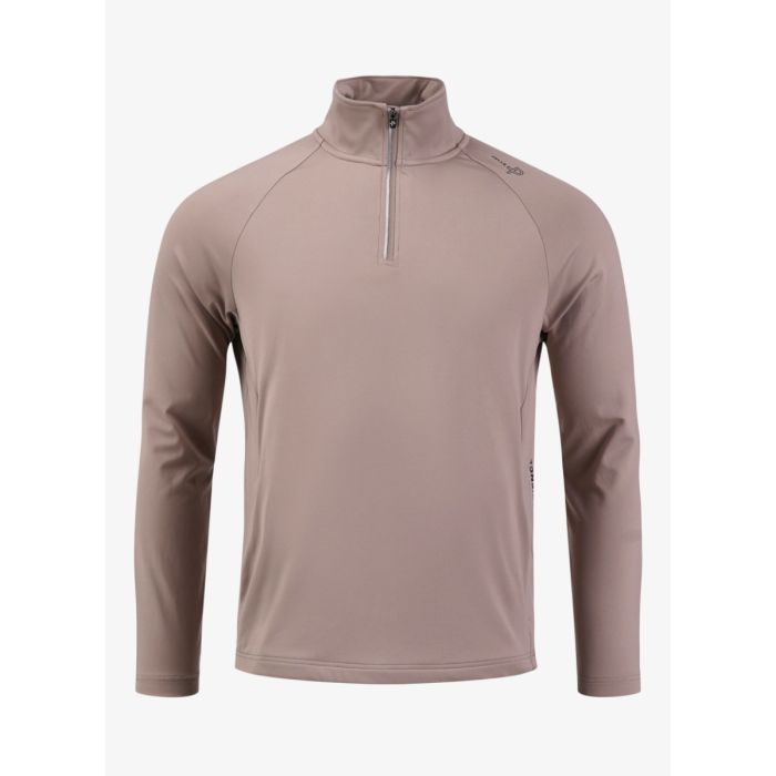 Pelle Petterson Mens Propulsion Halfzip – Cobblestone | Funktioneller Herren Half-Zip mit Feuchtigkeitsmanagement