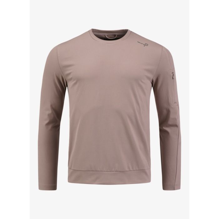 Pelle Petterson Mens Propulsion Sweater – Cobblestone | Funktioneller Herren Sweater mit Feuchtigkeitsmanagement