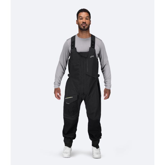 Zhik OFS700™ Herren Offshore Salopette Segelhose – Schwarz – Wasserdichte 3-Lagen Segelhose für Hochseetörns