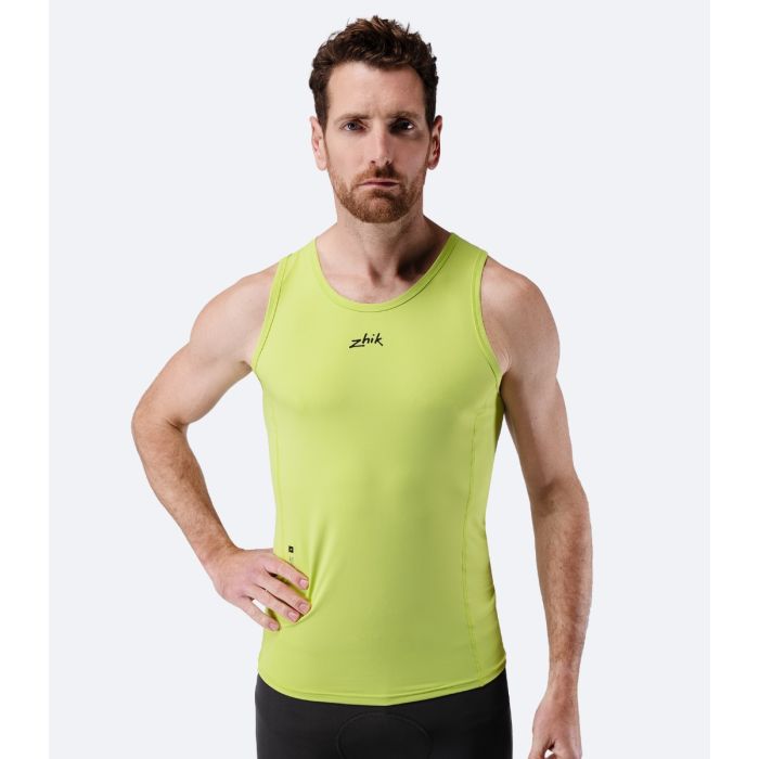 Zhik Herren Eco Spandex LT Race Singlet – Lime