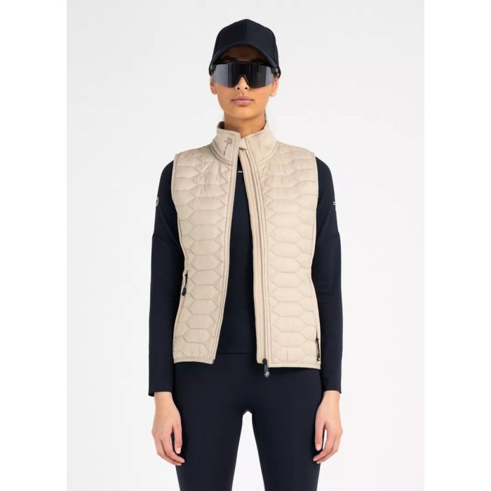 Pelle Petterson Levo Hybrid Damen Weste - Light Beige Oak