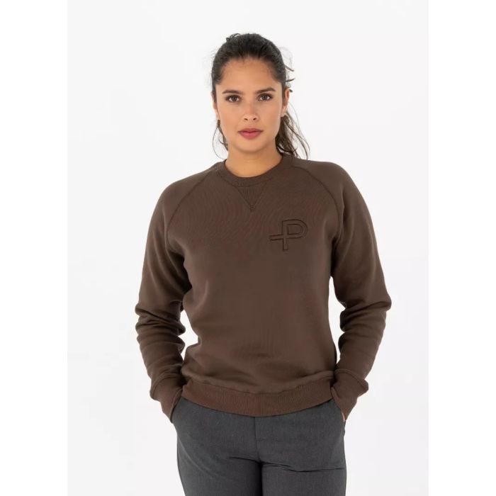 Pelle Petterson Womens P-Sweatshirt – Carob Brown | Komfortables Damen Sweatshirt