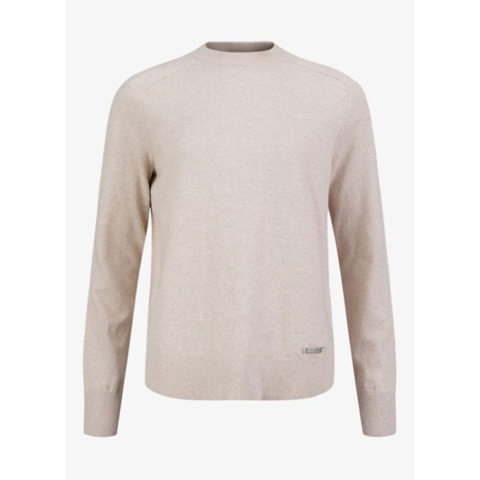 Pelle Petterson Womens Tiller Sweater – Lt. Beige Oak Melange | Damen Pullover aus Bio-Baumwolle & Kaschmir
