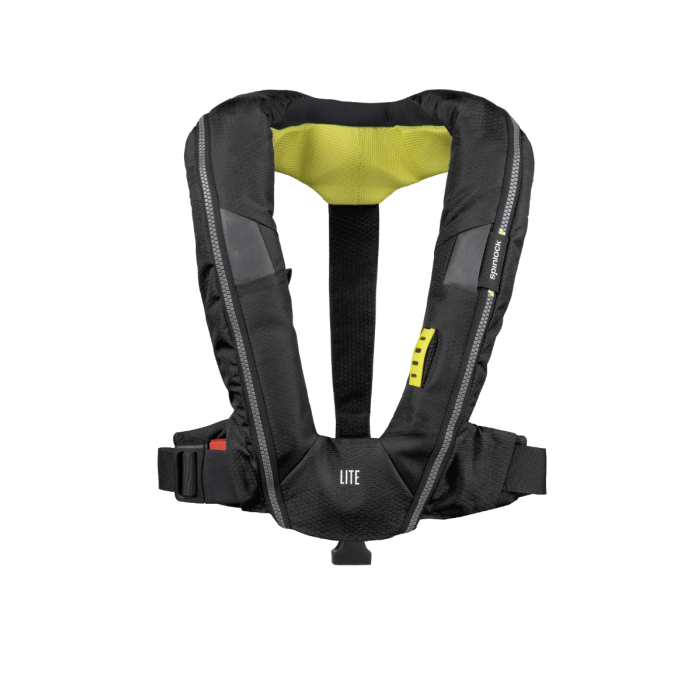 Spinlock Deckvest Lite 170N – Schwarz - Automatische aufblasbare Rettungsweste