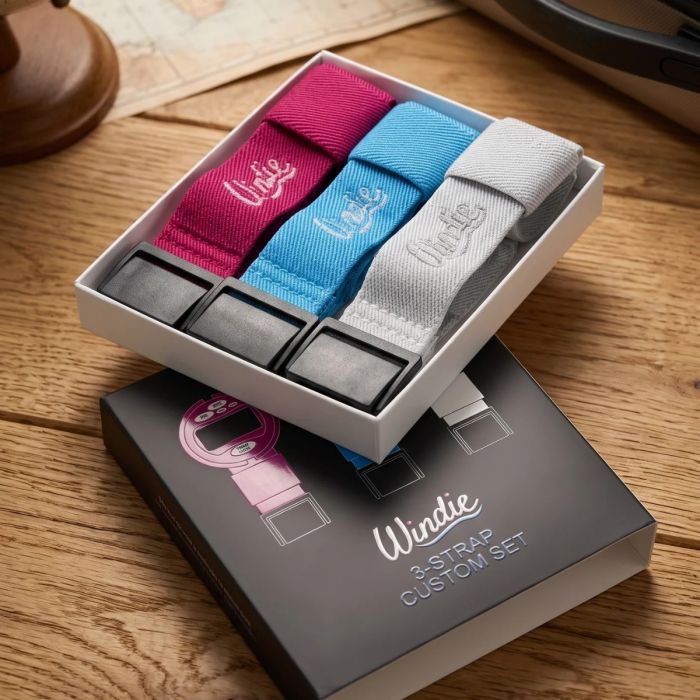 Windie 3-Strap Set – 3 Uhrenarmbänder für Segeluhren