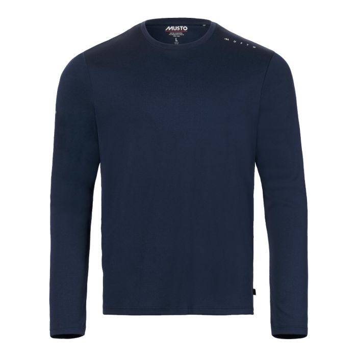 Musto Evo Crew Sunblock Herren Langarmshirt – Navy