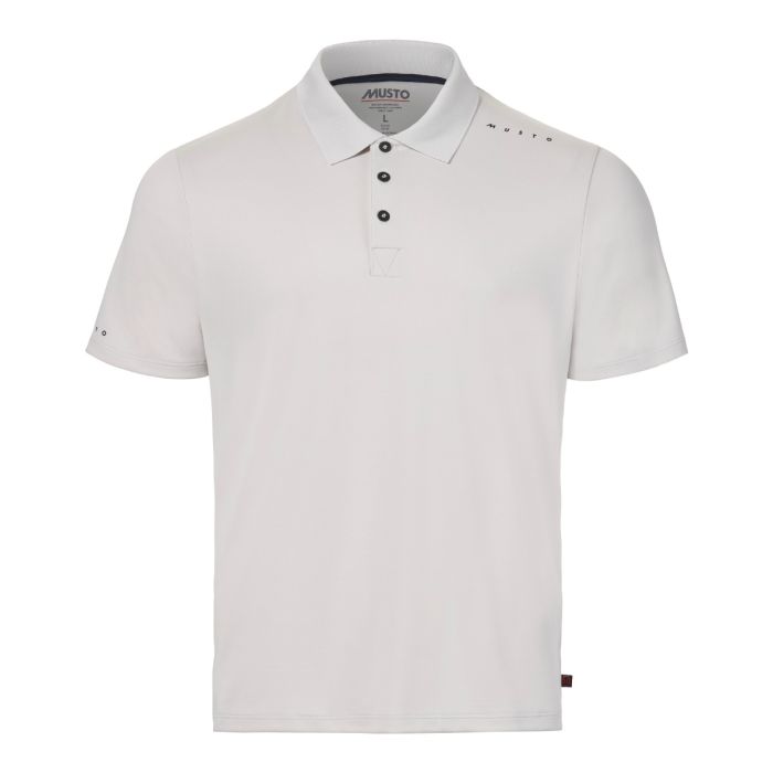 Musto EVO Crew Sunblock Kurzarm-Poloshirt für Herren – Technisches Segelpolo mit UPF 50+ UV-Schutz