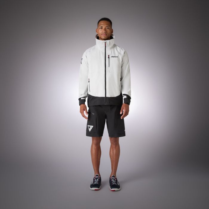 Musto LPX GORE-TEX® Jacke 2.0 für Herren – Platinum | 3-Lagen Segeljacke mit abnehmbarer Kapuze