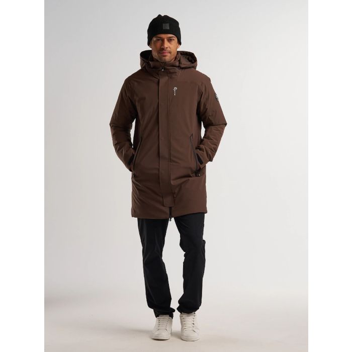 Pelle P Ardor Herren Parka – Carob Brown