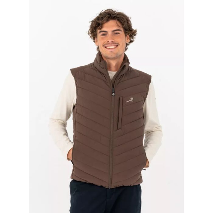 Pelle P Arolla Herren Weste – Carob Brown
